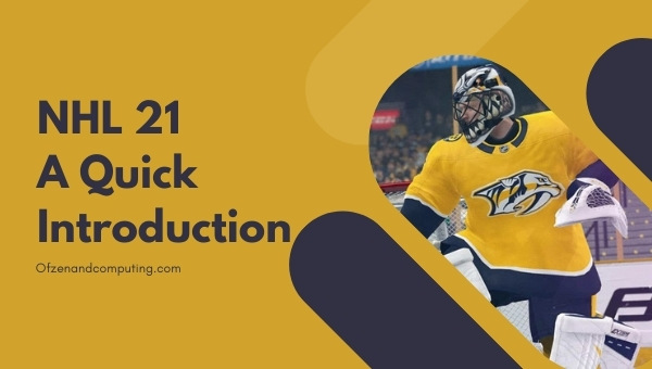 NHL 21 - A Quick Introduction
