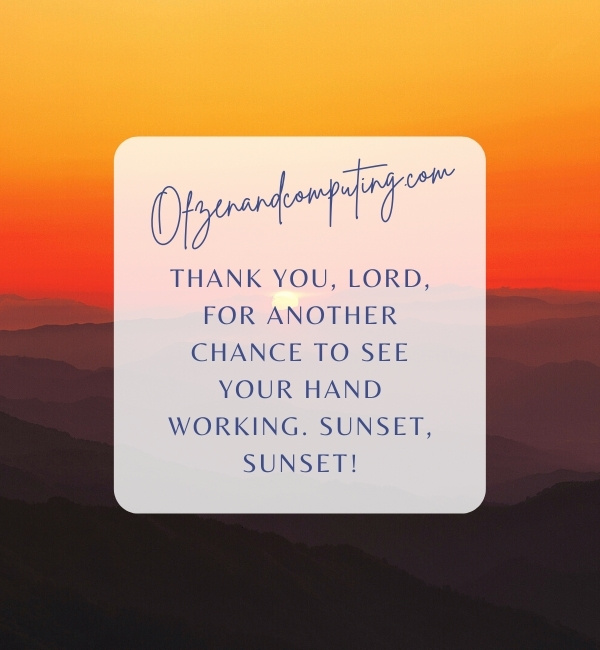 Short Sunset Captions For Instagram (2022)