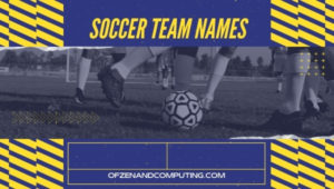 Cool Soccer Team Names Ideas (2022) Funny, Good, Best