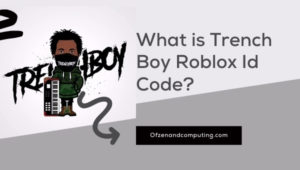 trench boy roblox id 2022