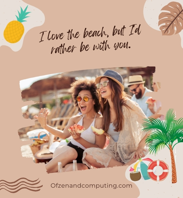 Beach Instagram Captions For Friends (2022)