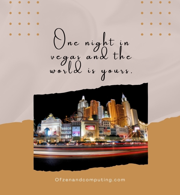 Best Las Vegas Captions For Instagram (2022)