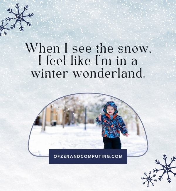Cute Snow Captions For Instagram (2022)