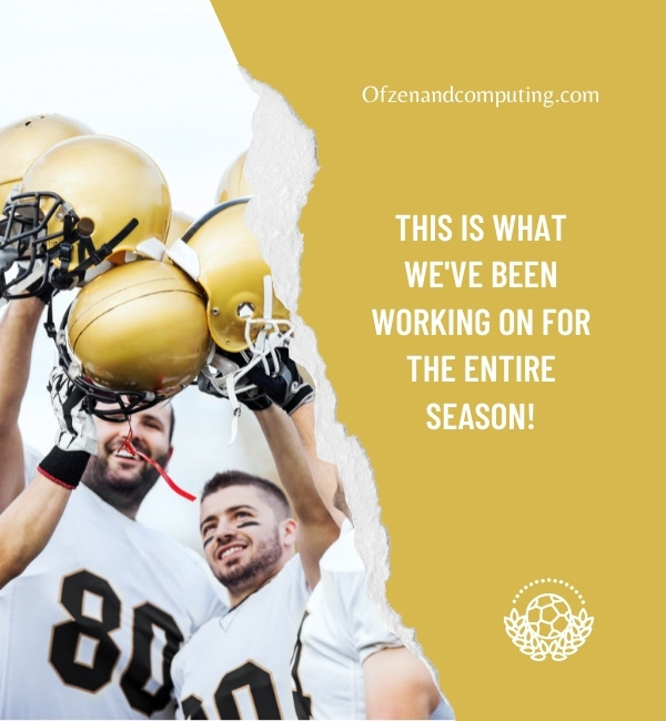 Football Winning Captions For Instagram (2022)