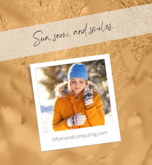 Winter Sunshine Captions For Instagram (2022)