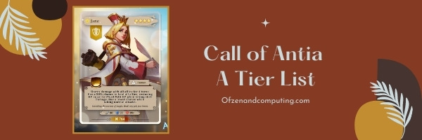 Call of Antia A Tier List (2025)