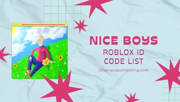 Nice Boys Roblox ID Codes List (2022)