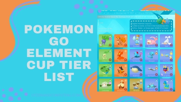 Pokemon Go Element Cup Tier List (2022) Best Elements