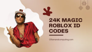 24k Magic Roblox ID Codes (2022) Bruno Mars Song / Music