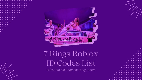 7 Rings Roblox ID Codes List (2022)