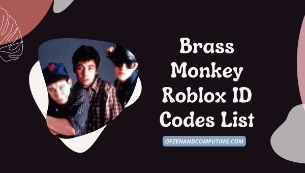 Brass Monkey Roblox ID Codes List (2022)