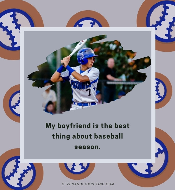 Cute Baseball Captions For Instagram With Boyfriend (2022)
