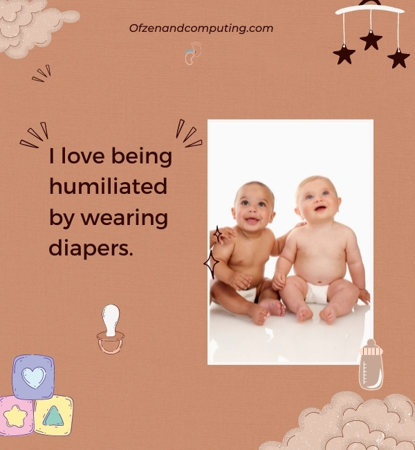 Diaper Humiliation Captions For Instagram (2022)