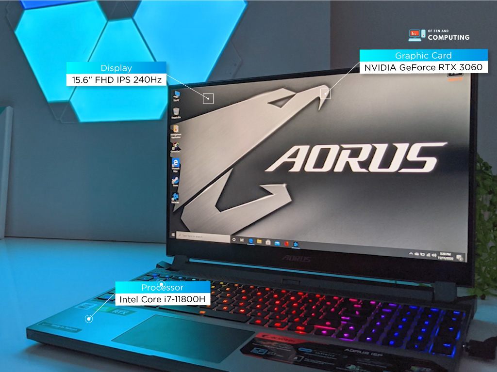 GIGABYTE AORUS 15P KD 1
