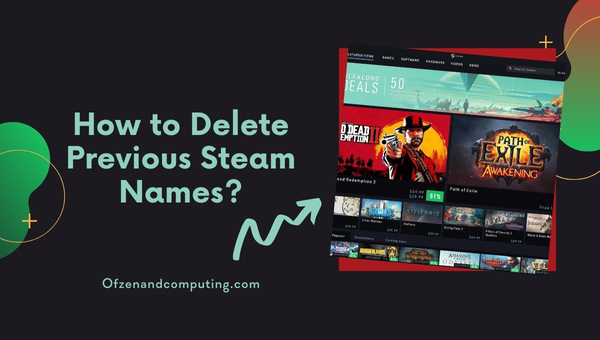 How to Delete Previous Steam Names?
