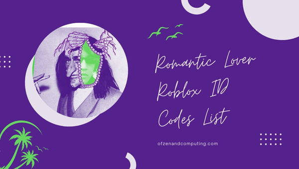 Romantic Lover Roblox ID Codes List (2022)