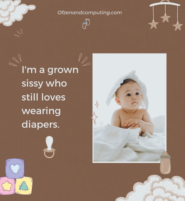 Sissy Diaper Captions For Instagram (2022)