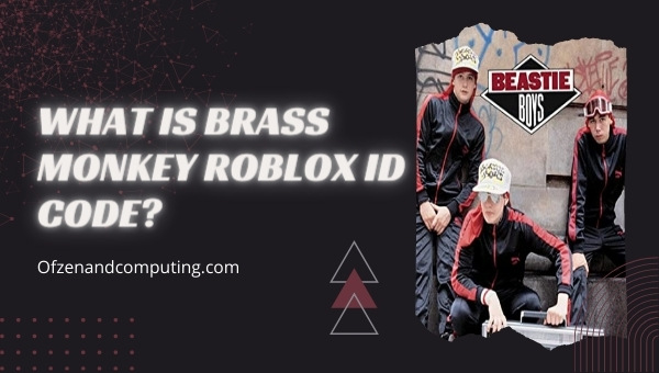 What is Brass Monkey Roblox ID Code?