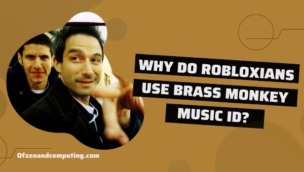 Why Do Robloxians Use Brass Monkey Roblox Music ID?