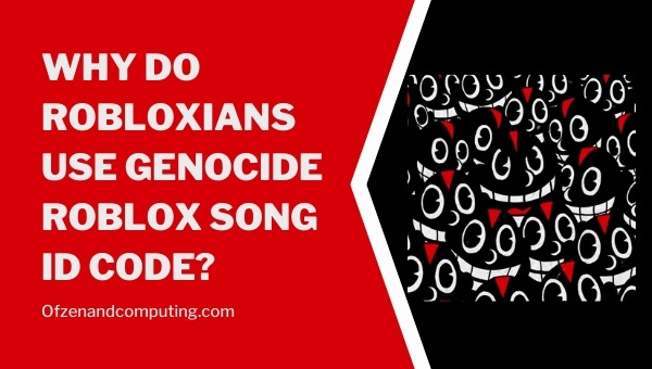 Why Do Robloxians Use Genocide Roblox Song ID Code?