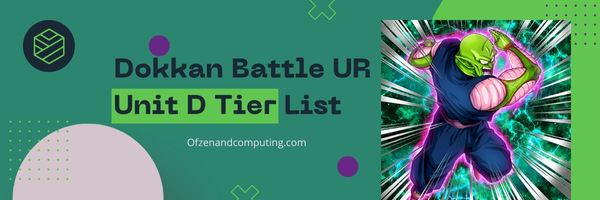 Dragon Ball Z Dokkan Battle UR Unit D Tier List (2025)