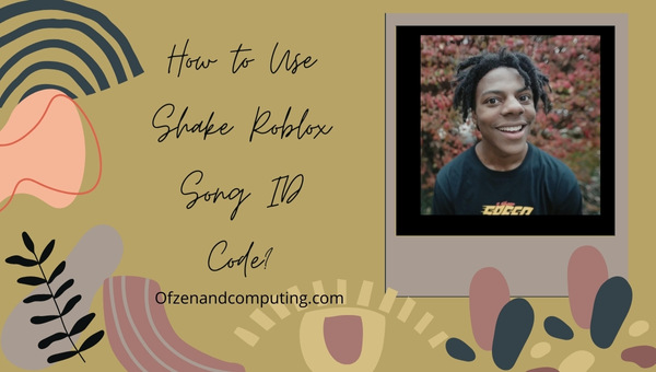 How To Use Shake Roblox Song ID Code?