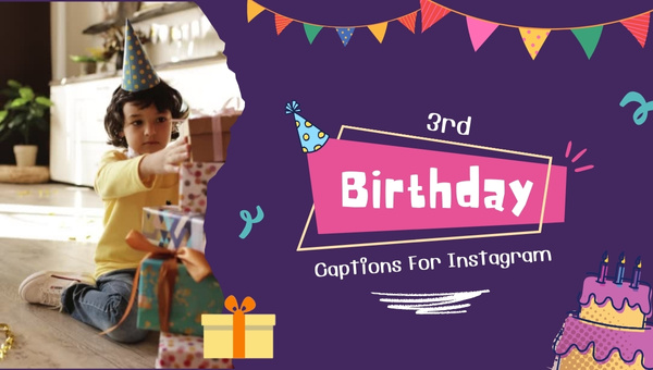 2500+ 3rd Birthday Captions For Instagram (2023) Funny, Cool 2500+ 3rd Birthday Captions For Instagram (2023) Funny, Cool