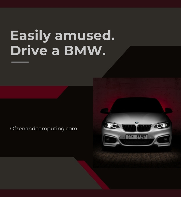BMW Car Captions For Instagram (2022)
