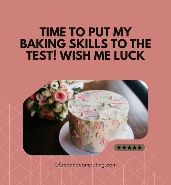 First Time Baking Cake Captions For Instagram (2022)