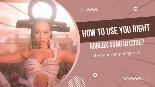 How To Use You Right Roblox Song ID Code?