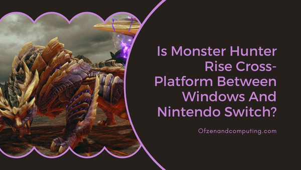 Is Monster Hunter Rise Cross-Platform Between PC And Nintendo Switch?