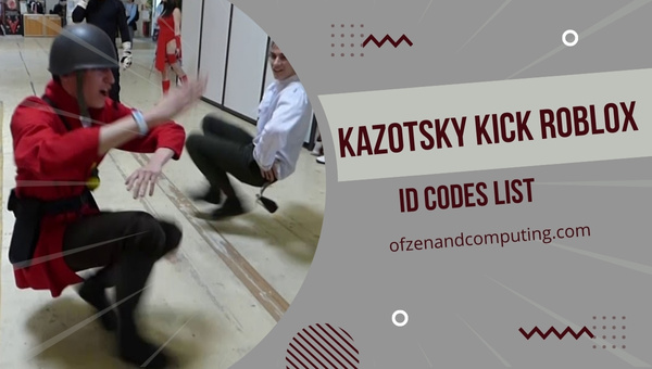 Kazotsky Kick Roblox ID Codes List (2022)