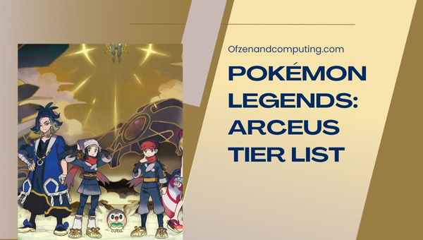Pokémon Legends Arceus Tier List (2025)