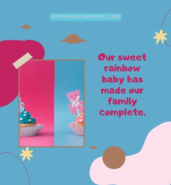 Rainbow Baby Announcement Captions For Instagram