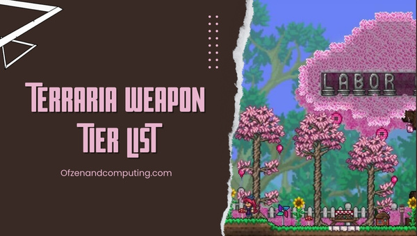 Terraria Weapon Tier List (2022) Best Weapons