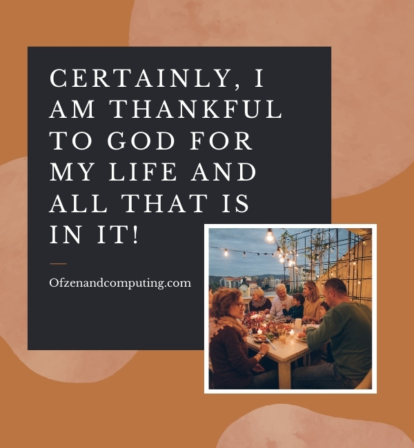 Thanksgiving Instagram Captions For God (2022)