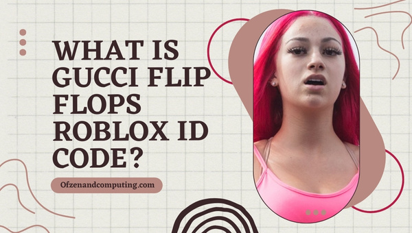 What Is Gucci Flip Flops Roblox ID Code?