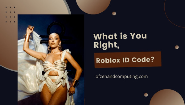 What Is You Right Roblox ID Code?