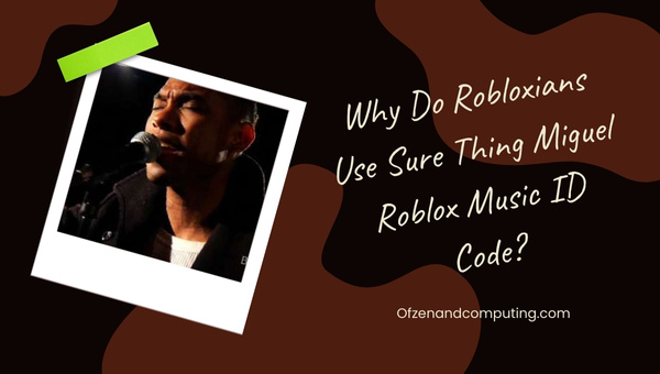 Why Do Robloxians Use Sure Thing Roblox Music ID?