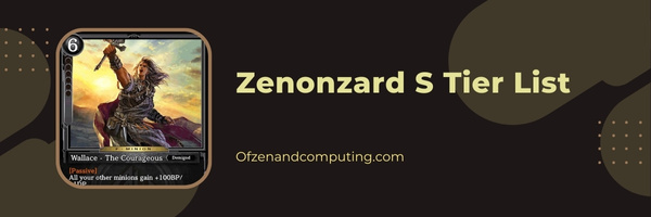 Zenonzard S Tier List (2022)