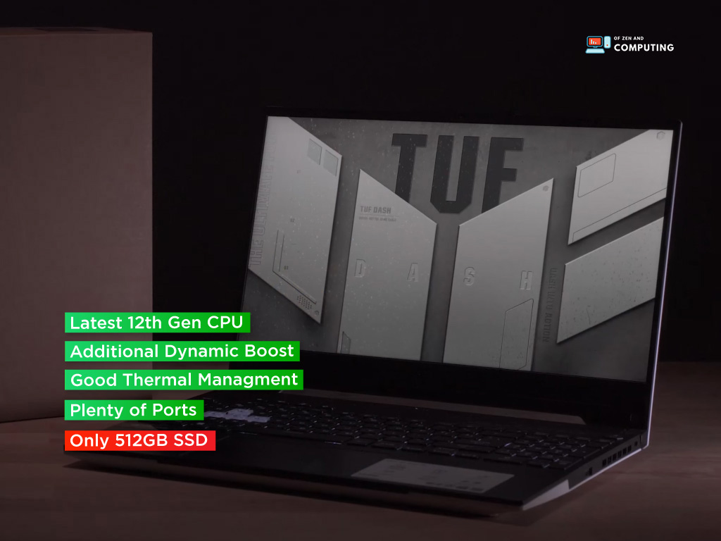 ASUS TUF Dash 15: Best Laptops for eGPU