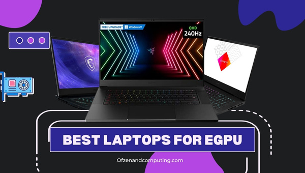Best Laptops for eGPU