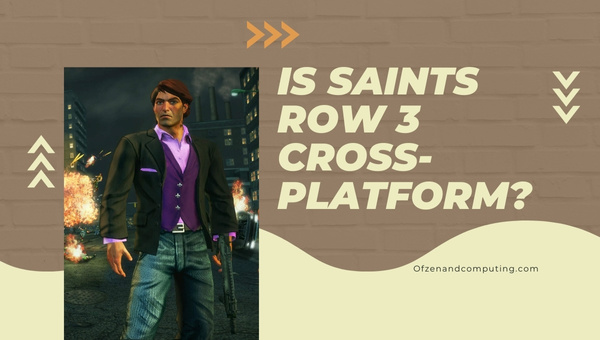 Is Saints Row 3 Cross-Platform in 2022?