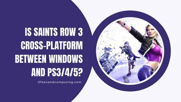 Is Saints Row 3 Cross-Platform Between PC And PS3/4/5?