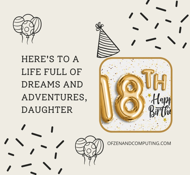 18th Birthday Instagram Captions For Daughter (2022)