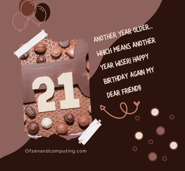 21st Birthday Instagram Captions For Best Friend (2022)