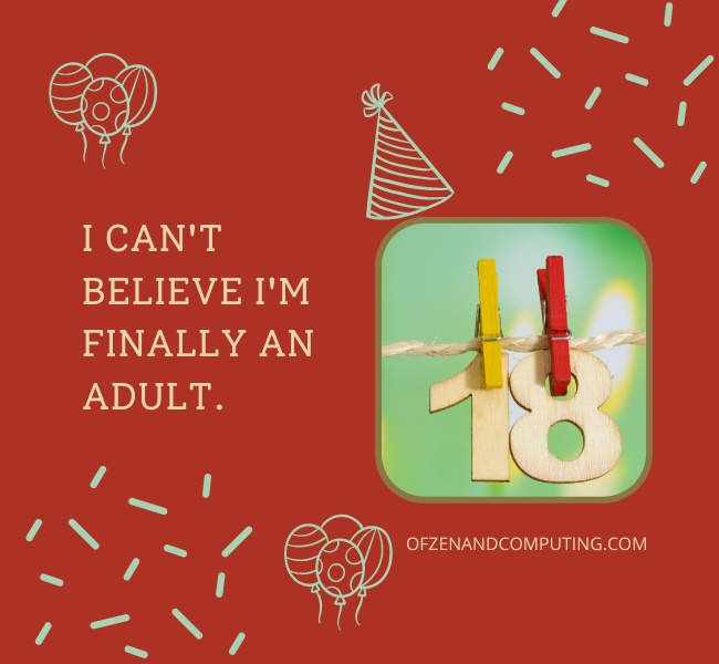 3100+ 18th Birthday Captions For Instagram (2023) Funny