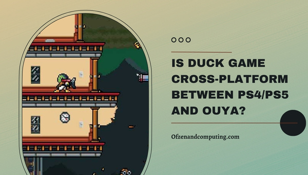 Is Duck Game Cross-Platform Between PS4/PS5 and Ouya?