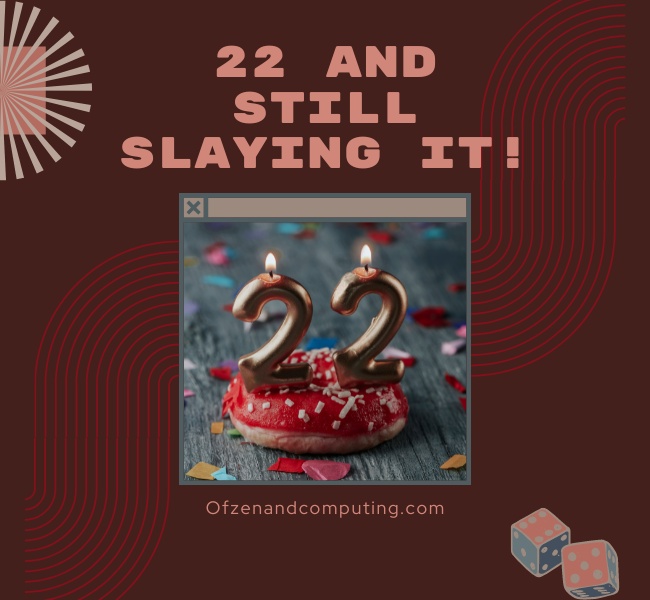 More 22nd Birthday Caption Ideas For Instagram (2022)