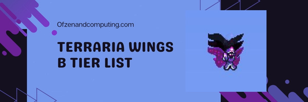 Terraria Wings B Tier List (2022)